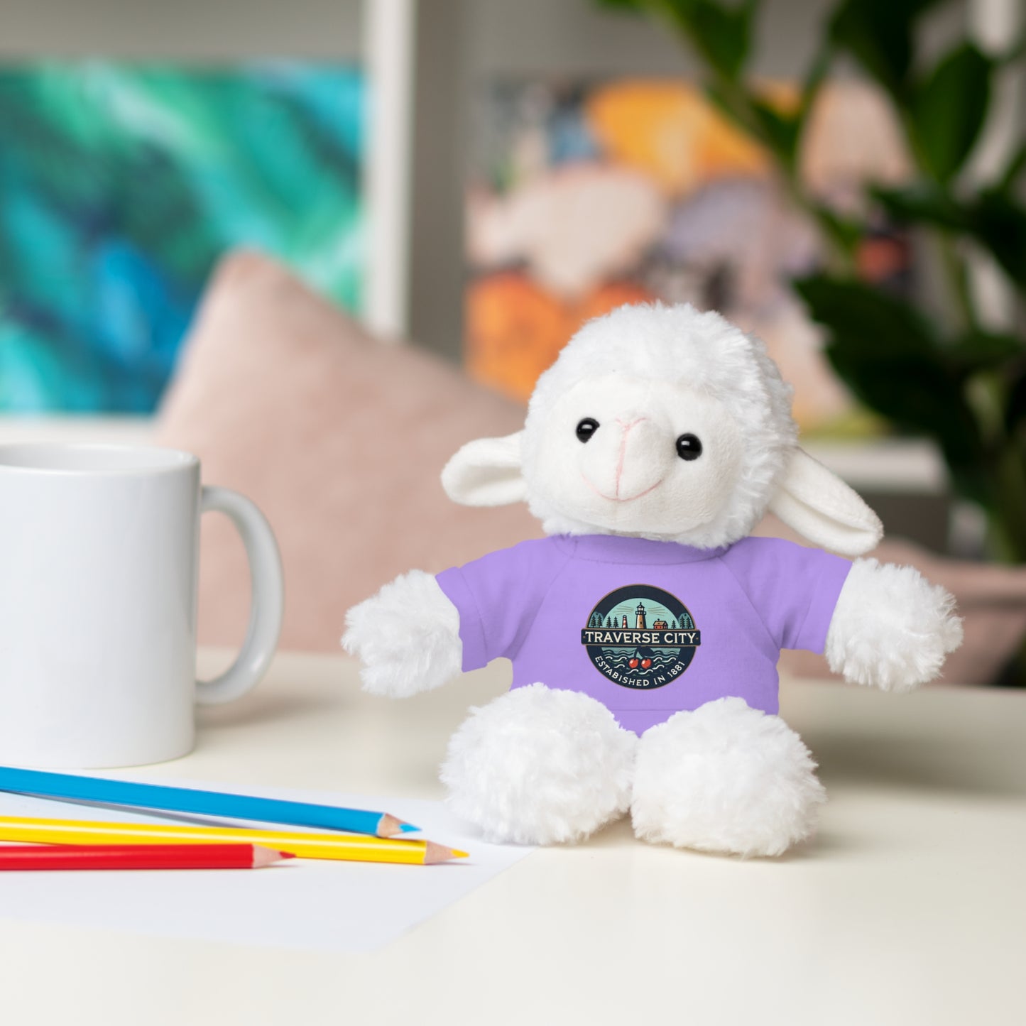 Vintage Traverse City Stuffed Animals with Tee