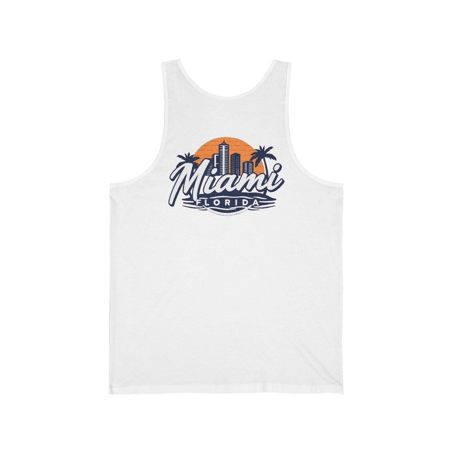 Retro Miami Unisex Jersey Tank