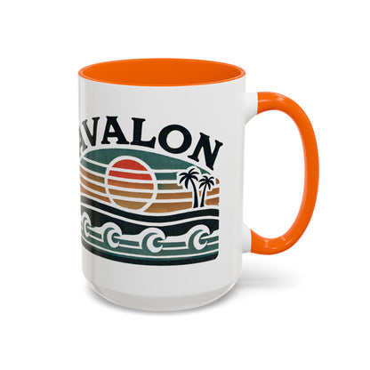 Retro Avalon Accent Coffee Mug