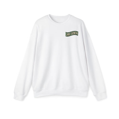 Retro Lake Geneva Unisex Drop Shoulder Sweatshirt
