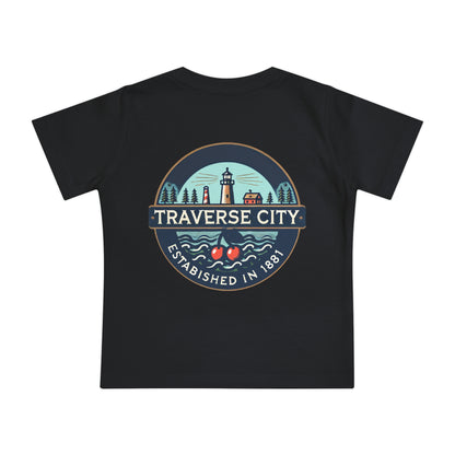 Vintage Traverse City Unisex Baby Short Sleeve T-Shirt