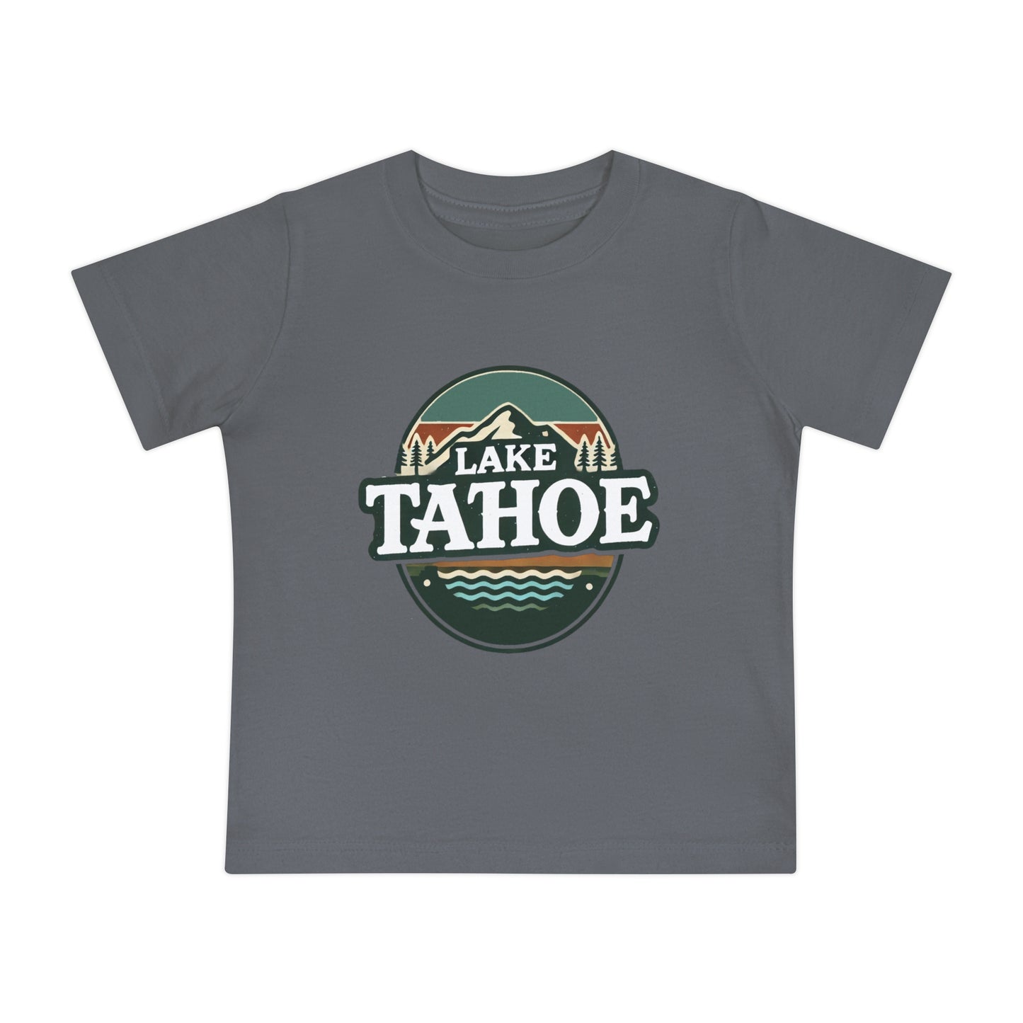 Vintage Lake Tahoe Unisex Baby Short Sleeve T-Shirt