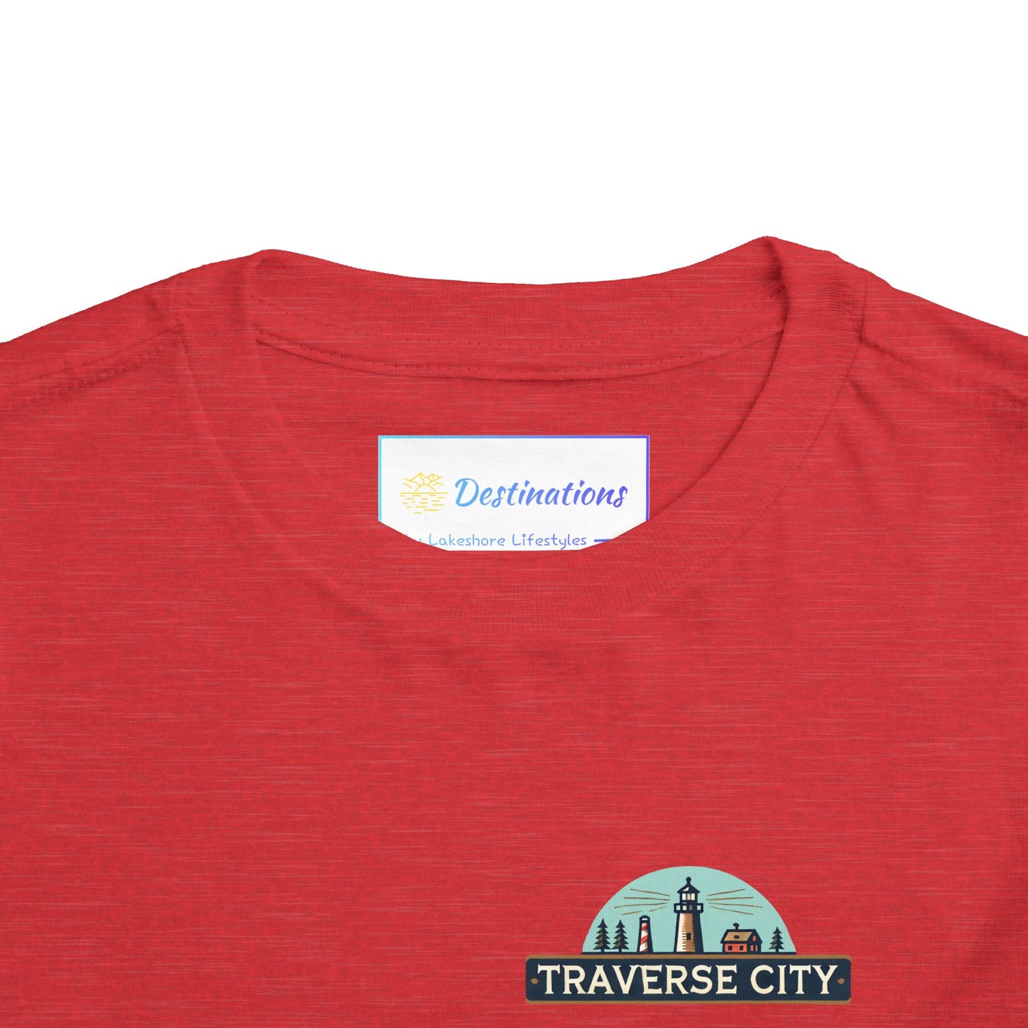 Vintage Traverse City Unisex Toddler Short Sleeve Tee