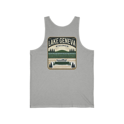 Vintage Lake Geneva Unisex Jersey Tank