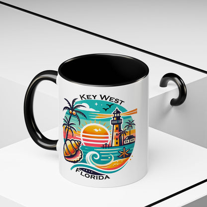 Vibrant Key West Accent Coffee Mug