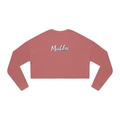 Retro Malibu Women's Cropped Sweatshirt