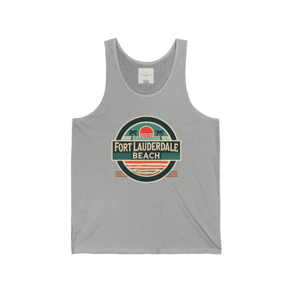 Vintage Fort Lauderdale Unisex Jersey Tank