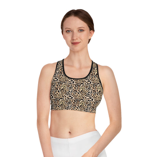 Leopard Print Sports Bra