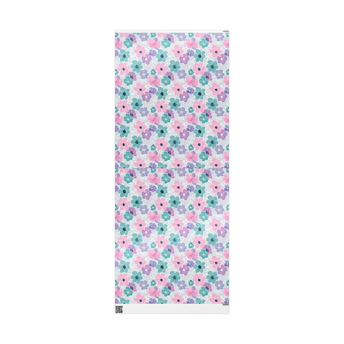 Pastel Floral Print Wrapping Paper