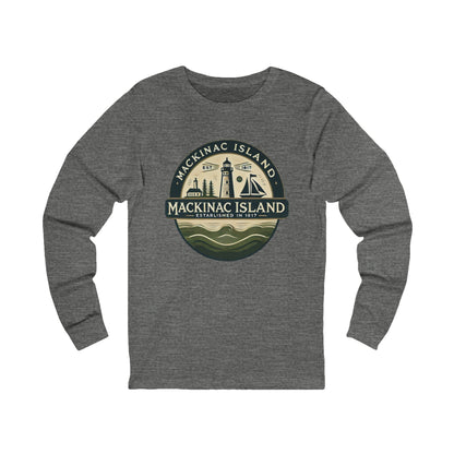 Vintage Mackinac Island Unisex Jersey Long Sleeve Tee