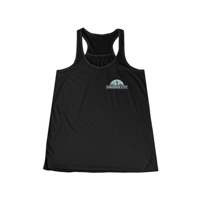 Vintage Traverse City Women's Flowy Racerback Tank