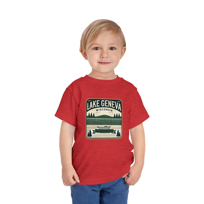 Vintage Lake Geneva Unisex Toddler Short Sleeve Tee