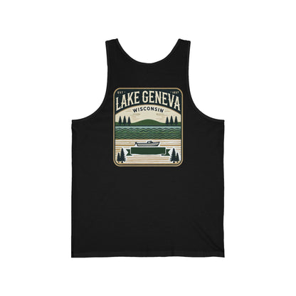 Vintage Lake Geneva Unisex Jersey Tank