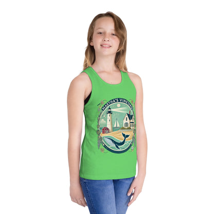 Vintage Martha's Vineyard Unisex Kids Jersey Tank Top