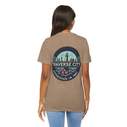 Vintage Traverse City Unisex Jersey Short Sleeve Tee