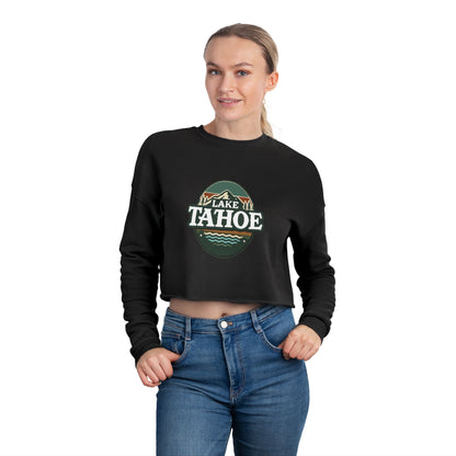 Vintage Lake Tahoe Women's Cropped Sweatshirt