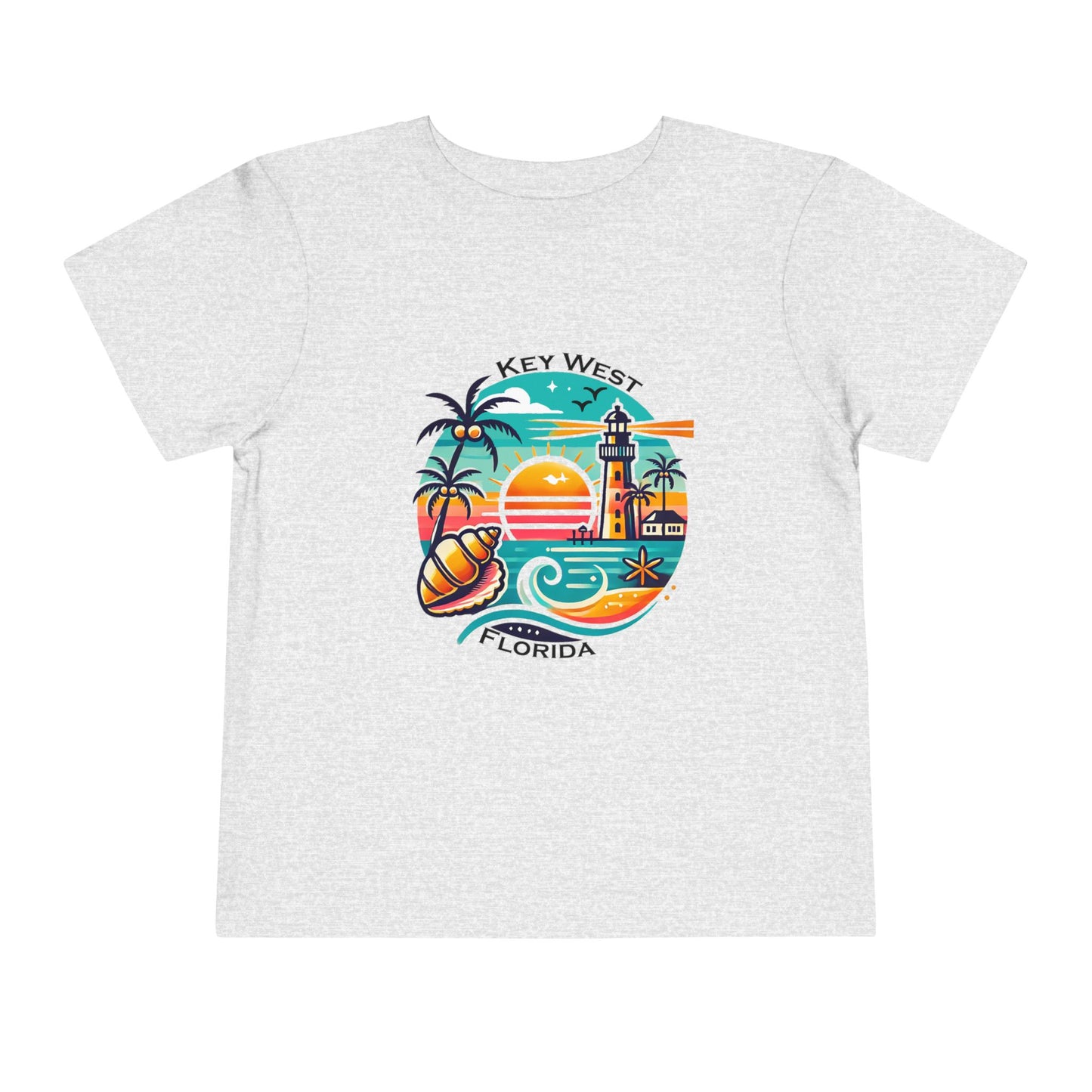 Vibrant Key West Toddler Short Sleeve Tee