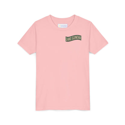 Retro Lake Geneva Unisex Youth Short Sleeve Tee