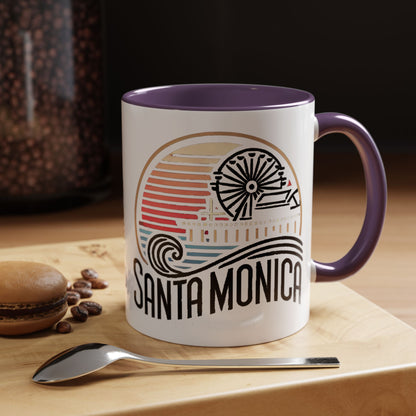 Vibrant Santa Monica Accent Coffee Mug