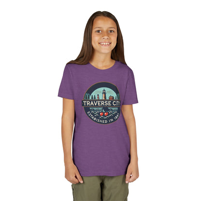 Vintage Traverse City Unisex Youth Short Sleeve Tee