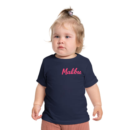 Retro Malibu Unisex Baby Short Sleeve T-Shirt