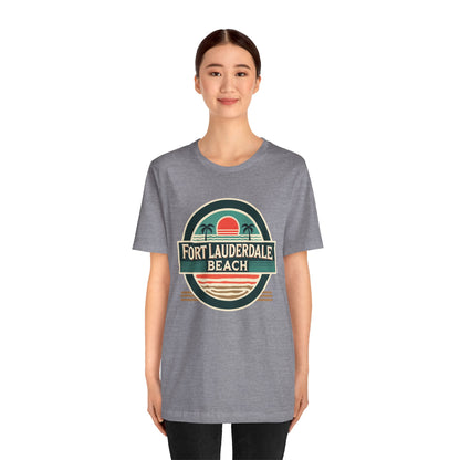 Vintage Fort Lauderdale Unisex Jersey Short Sleeve Tee