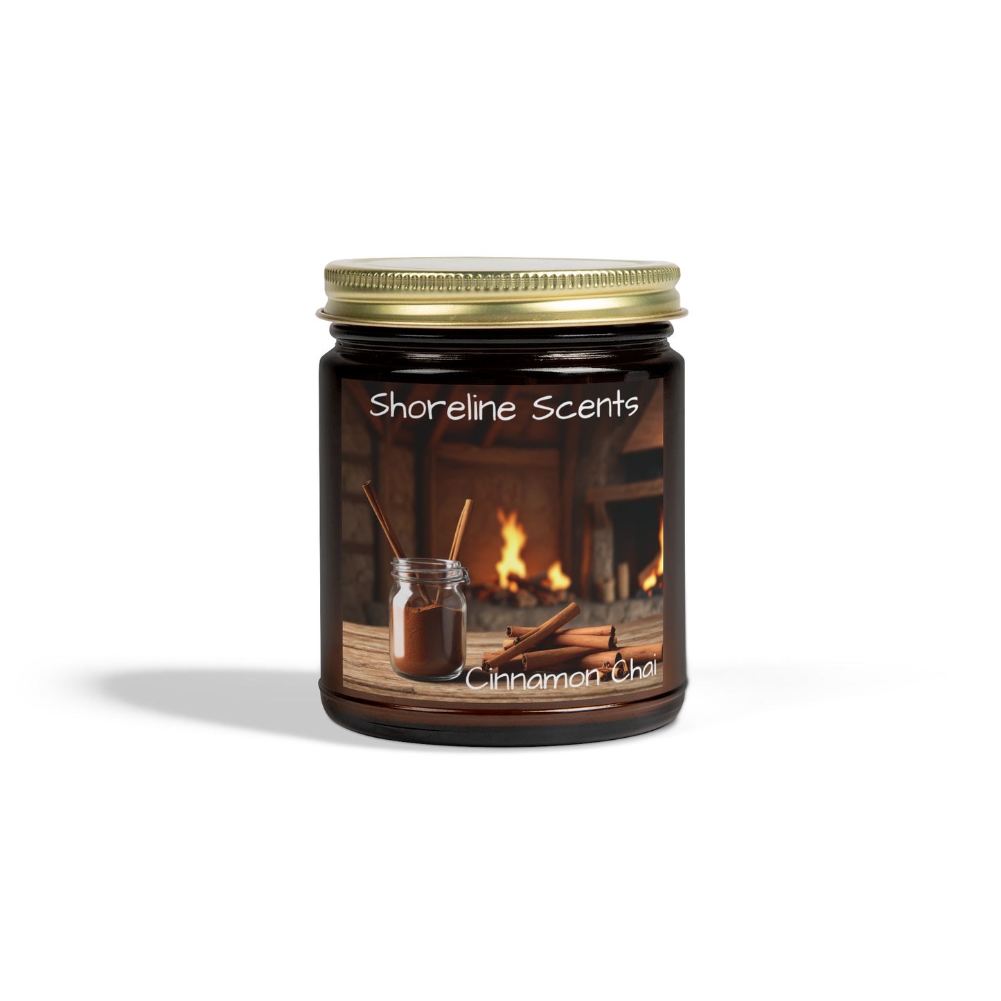 Cinnamon Chai Scented Candle (Apricot Wax)