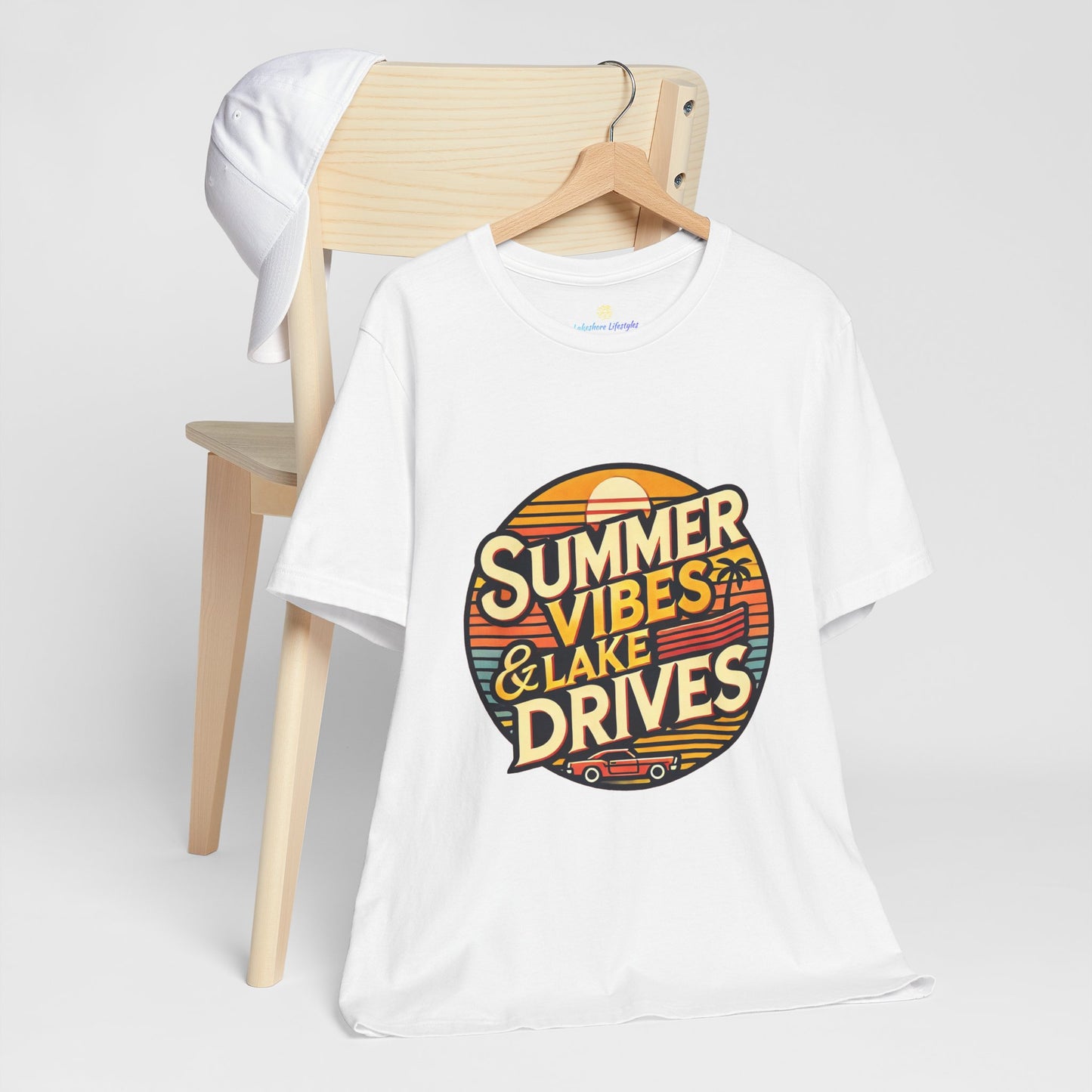 Summer Vibes & Lake Drives Short Sleeve Tee