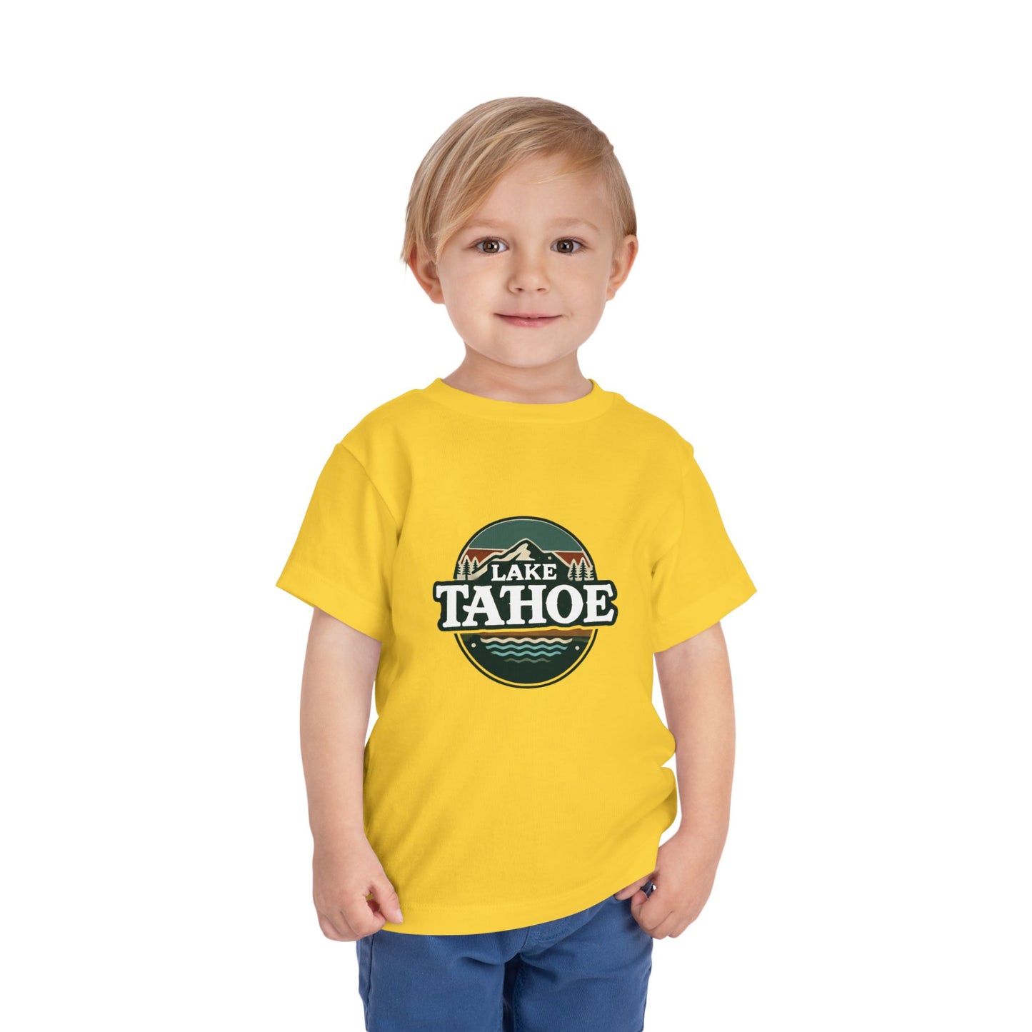 Vintage Lake Tahoe Unisex Toddler Short Sleeve Tee