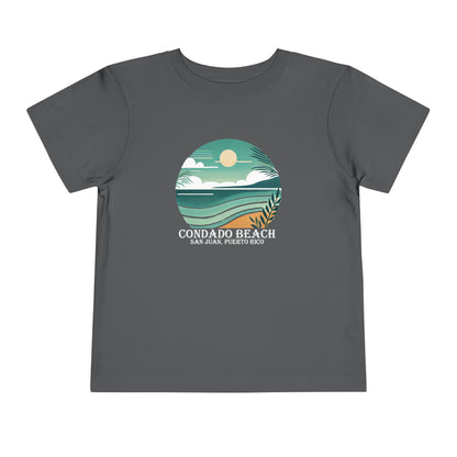 Coastal Vibes Condado Beach Unisex Toddler Short Sleeve Tee