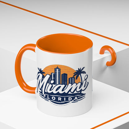 Retro Miami Accent Coffee Mug