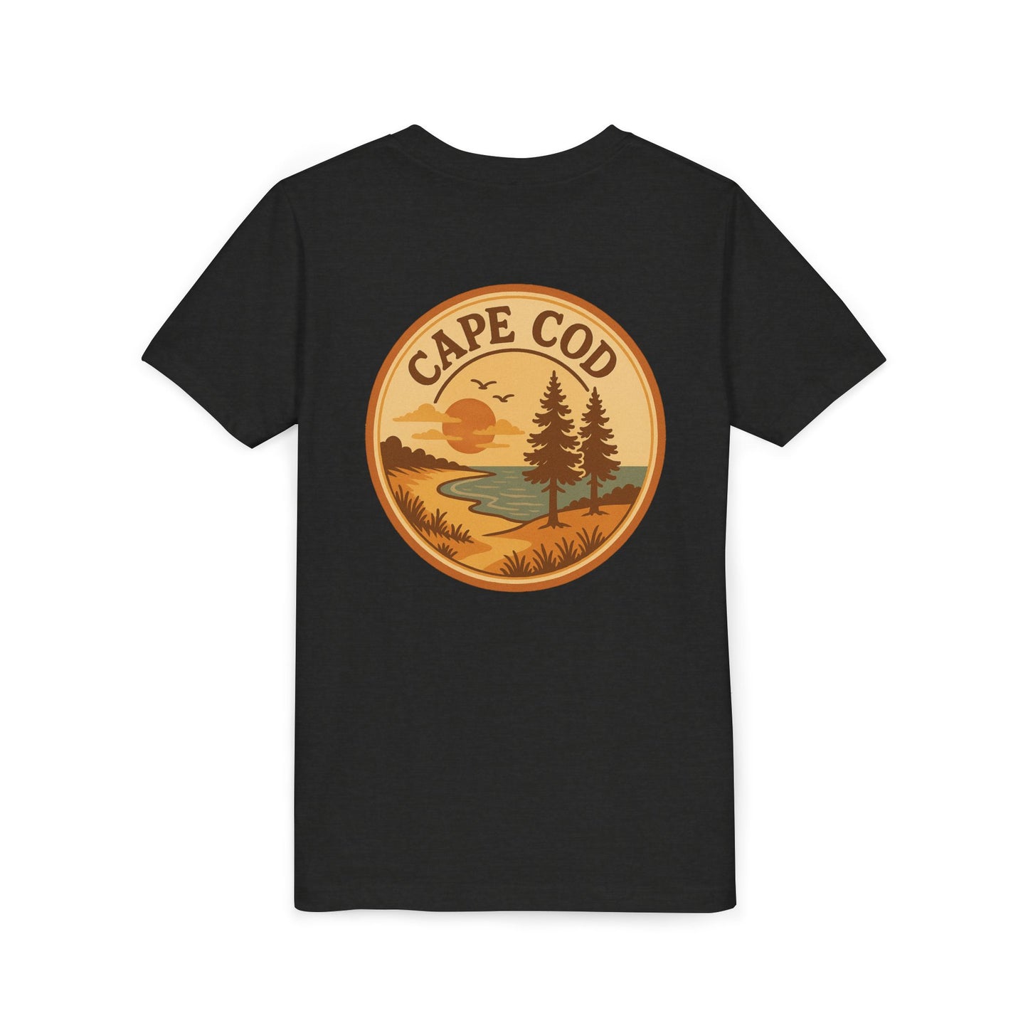 Rustic Cape Cod Unisex Youth Short Sleeve Tee