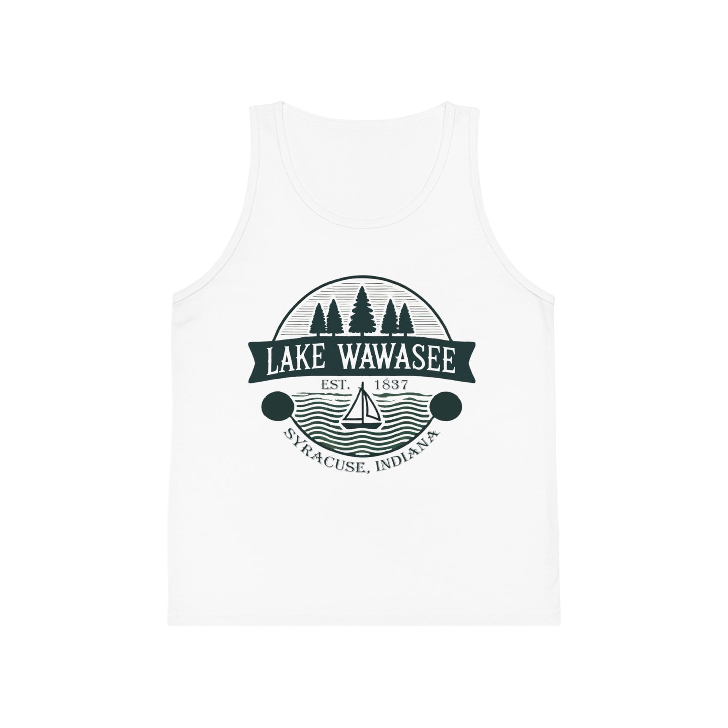 Vintage Lake Wawasee Unisex Kids Jersey Tank Top