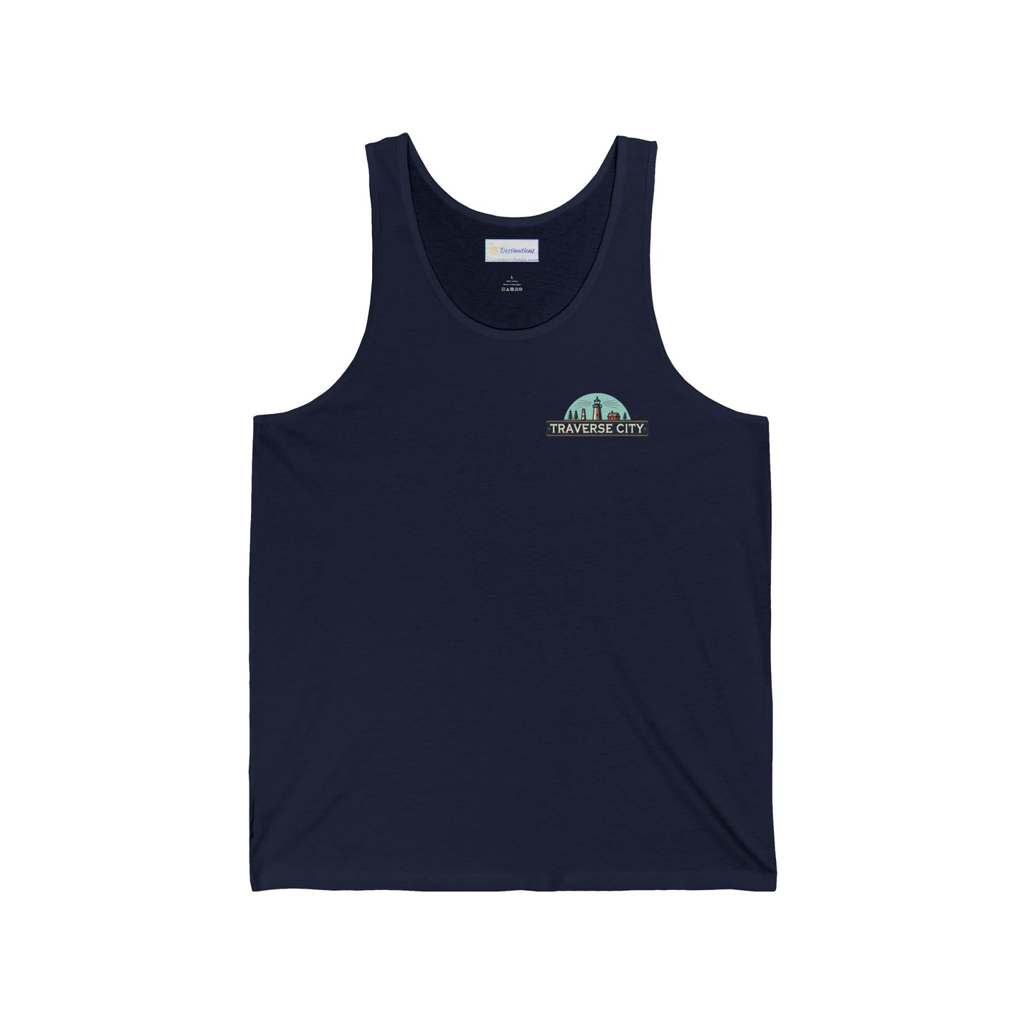 Vintage Traverse City Unisex Jersey Tank