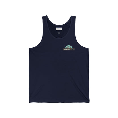 Vintage Traverse City Unisex Jersey Tank