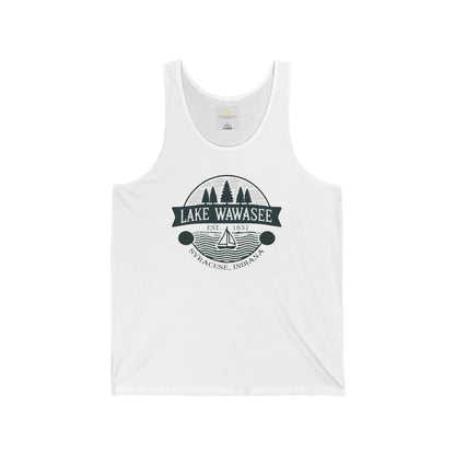 Vintage Lake Wawasee Unisex Jersey Tank