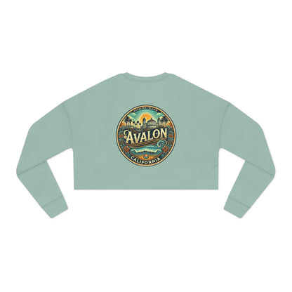 Elegant Avalon Women's Cropped Sweatshirt