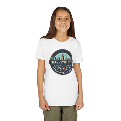 Vintage Traverse City Unisex Youth Short Sleeve Tee