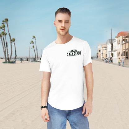 Vintage Lake Tahoe Men's Jersey Curved Hem Tee