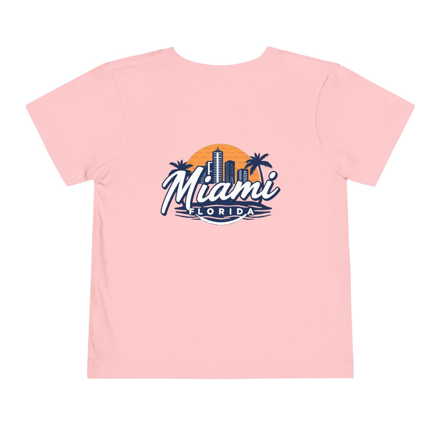 Retro Miami Unisex Toddler Short Sleeve Tee