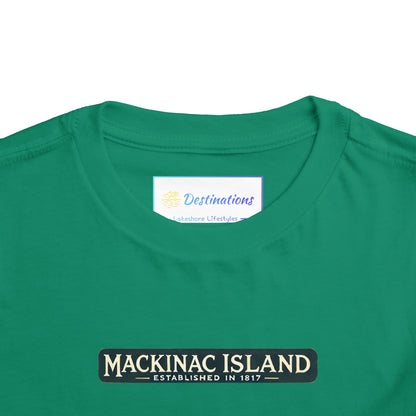 Vintage Mackinac Island Unisex Toddler Short Sleeve Tee