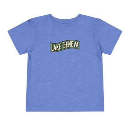 Retro Lake Geneva Unisex Toddler Short Sleeve Tee