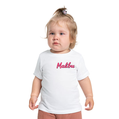 Retro Malibu Unisex Baby Short Sleeve T-Shirt