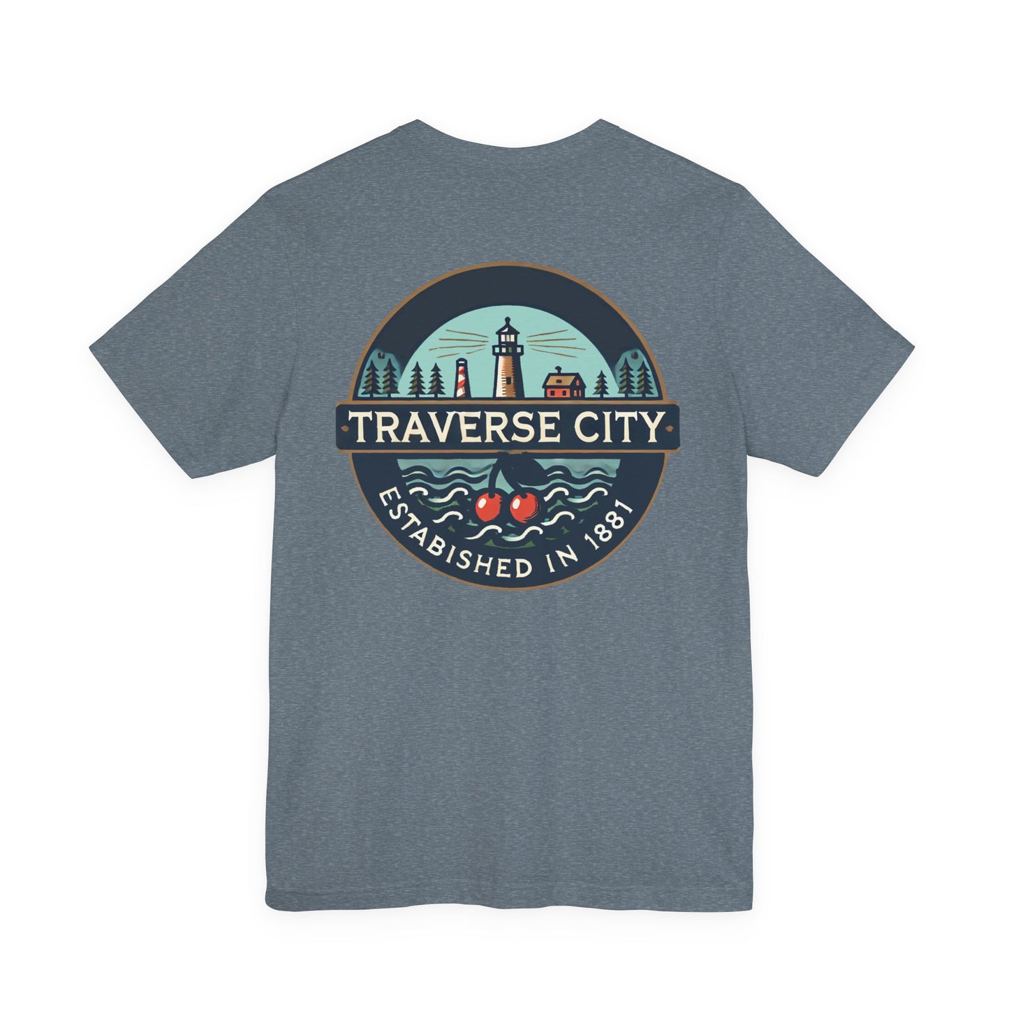 Vintage Traverse City Unisex Jersey Short Sleeve Tee