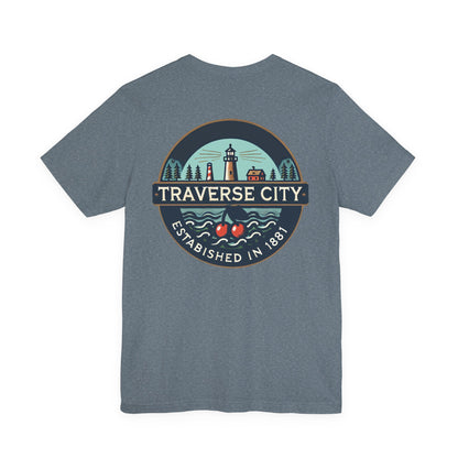 Vintage Traverse City Unisex Jersey Short Sleeve Tee