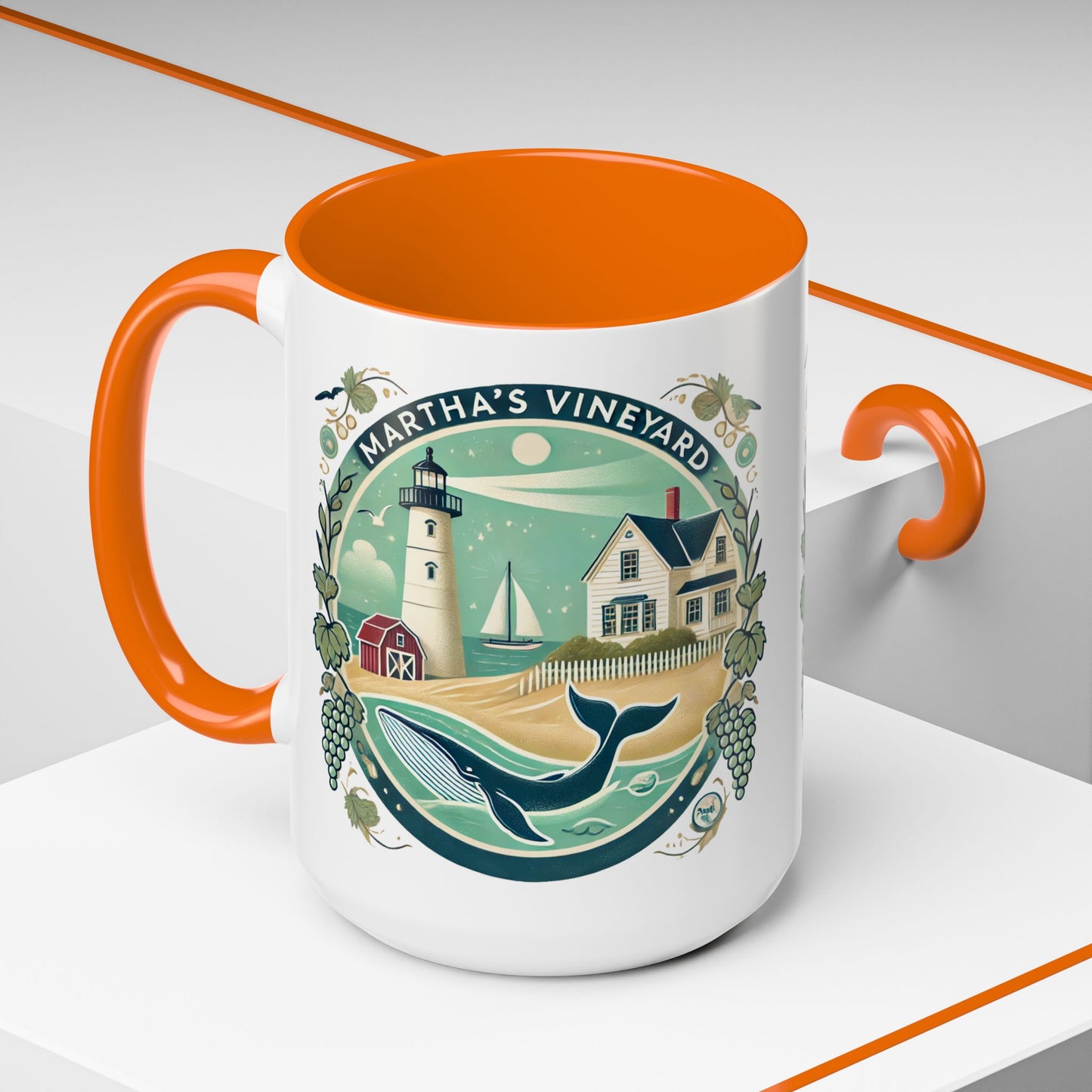 Vintage Martha's Vineyard Accent Coffee Mug