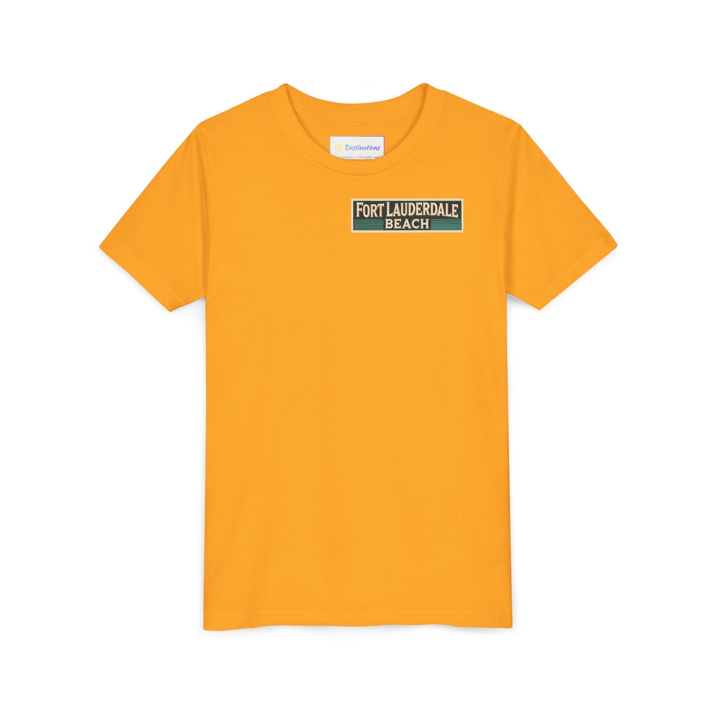 Vintage Fort Lauderdale Unisex Youth Short Sleeve Tee