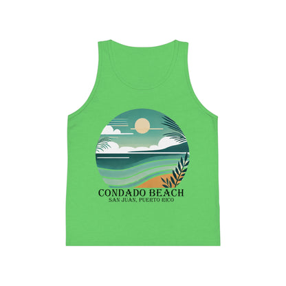 Coastal Vibes Condado Beach Unisex Kids Jersey Tank Top