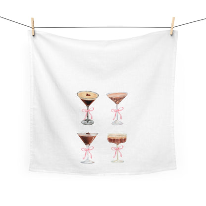Chic Coquette Dish Towel - Espresso Martini Decor
