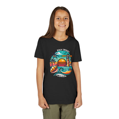 Vibrant Key West Youth Short Sleeve Tee